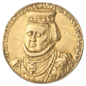 Tobias Wolff, Medal księcia brzeskiego Jerzego II i jego żony Barbary, 1572 (źródło: materiały prasowe)