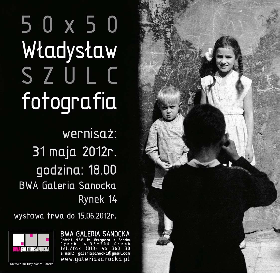 Plakat wystawy Władysława Szulca (źródło: materiały prasowe)