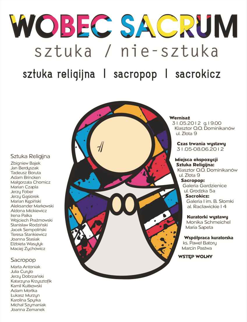 Wobec Sacrum, plakat (źródło: materiały prasowe)