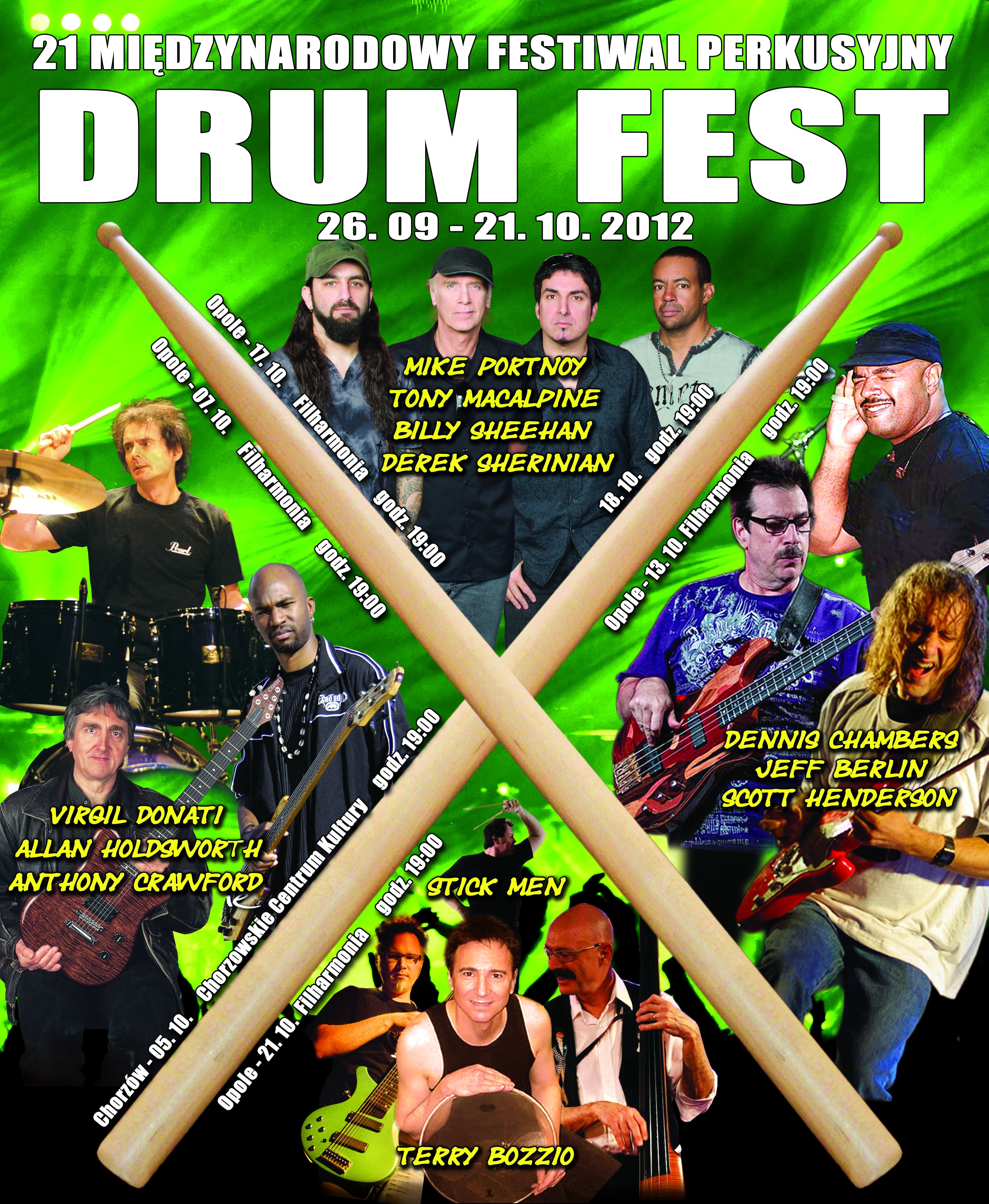 Plakat tegorocznej edycji Drum Fest (źródło: materiały prasowe organizatora)