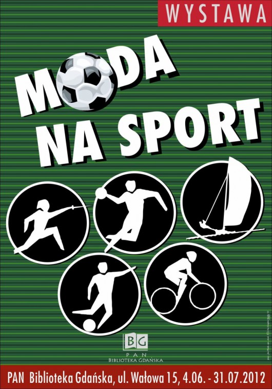 Plakat wystawy Moda na sport (źródło: materiały prasowe)