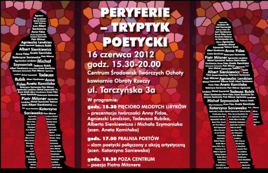 „Peryferie – Tryptyk Poetycki”, plakat (źródło: materiały prasowe)