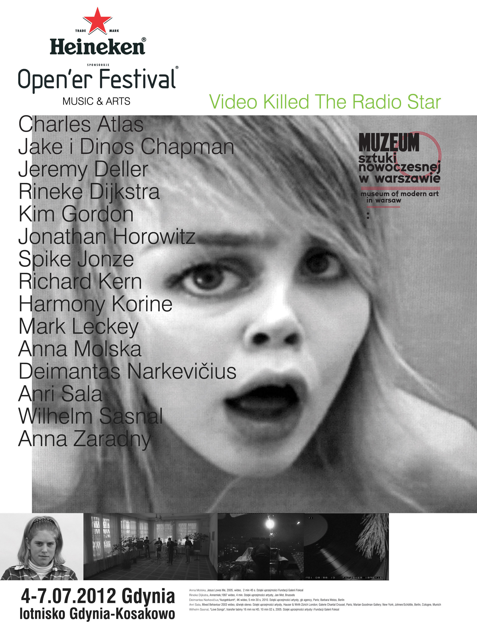 Wystawa „Video Killed the Radio Star ” na Heineken Open'er Festival (źródło: materiały prasowe)