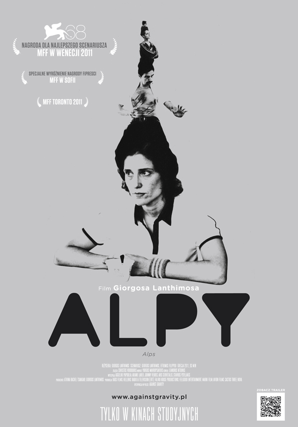 Plakat filmu „Alpy", reż. Giorgios Lanthimos (źródło: materiały prasowe organizatora)