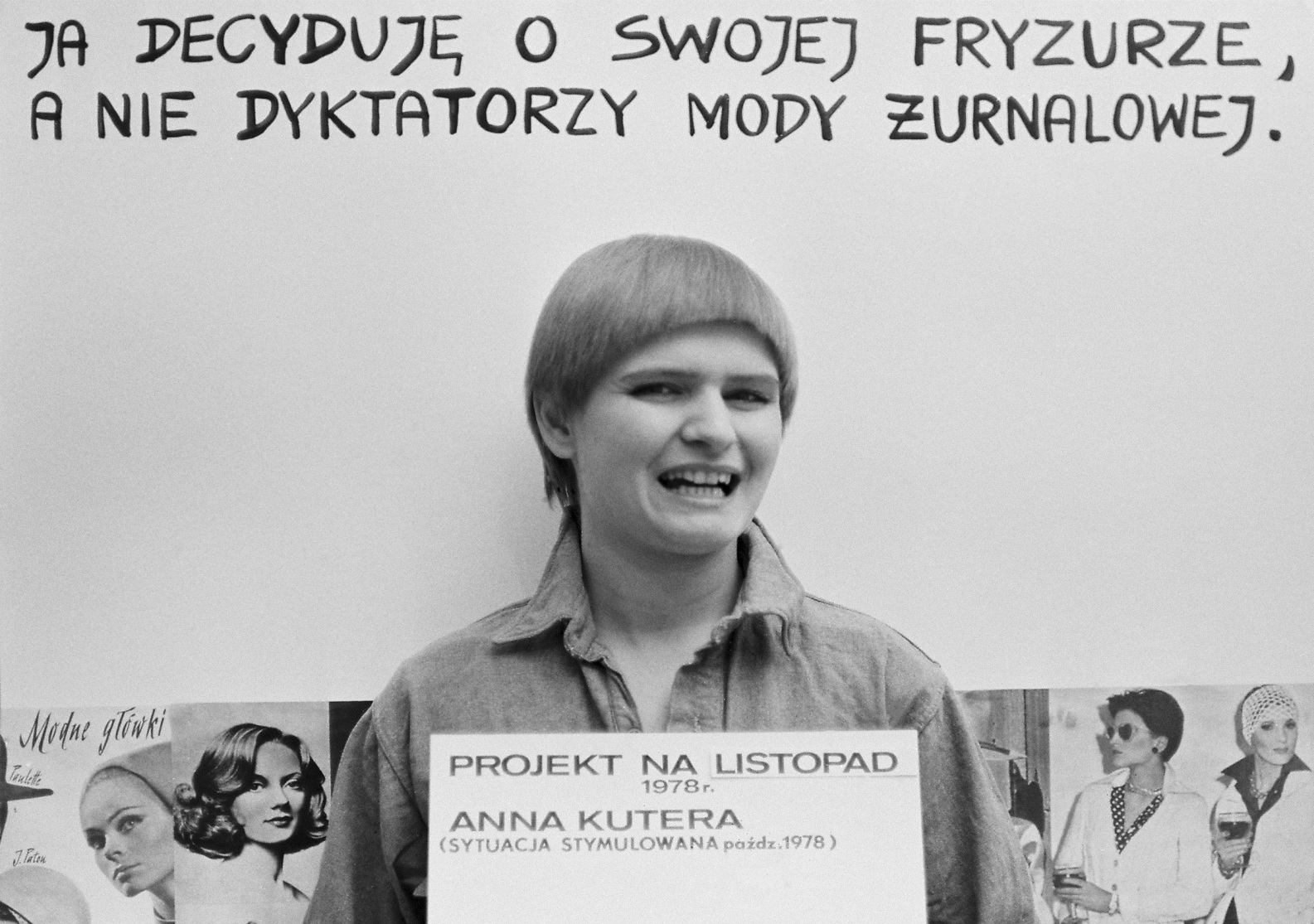 Anna Kutera dokumentacja performance'u „Fryzury” (źródło: materiały prasowe)