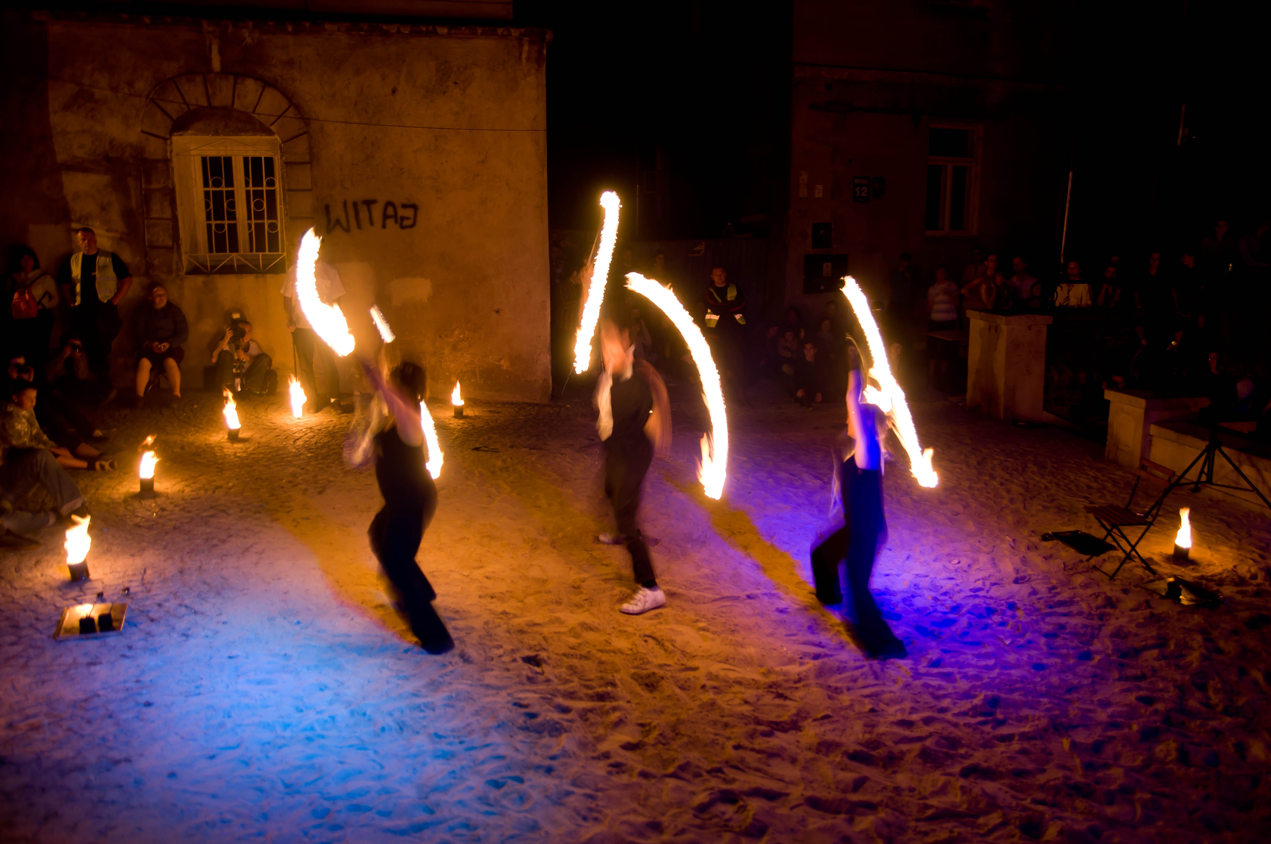 Fireshow (źródło: marketing miasta Lublin)