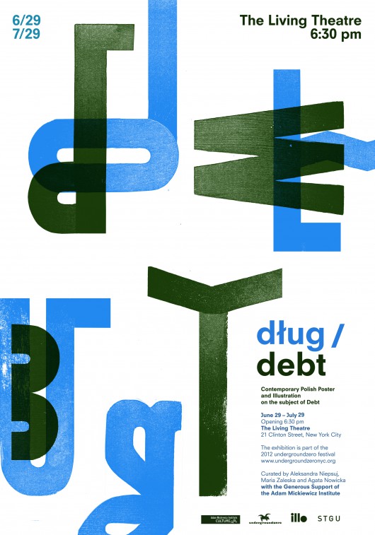 DŁUG / DEBT Contemporary Polish Poster and Illustration on the subject of Debt (źródło: materiały prasowe)