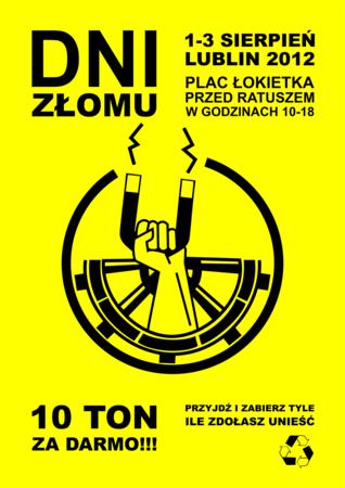 Dni złomu, plakat (źródło: materiały prasowe)