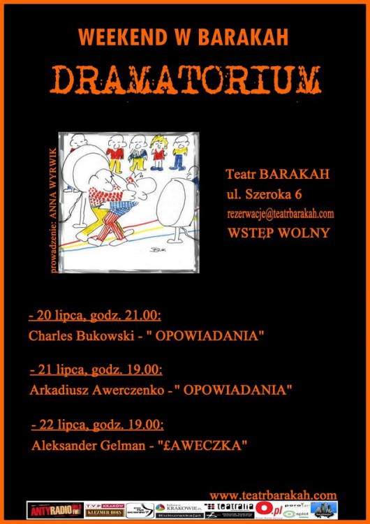 Dramatorium w Teatrze Barakah (źródło: materiały prasowe organizatora)