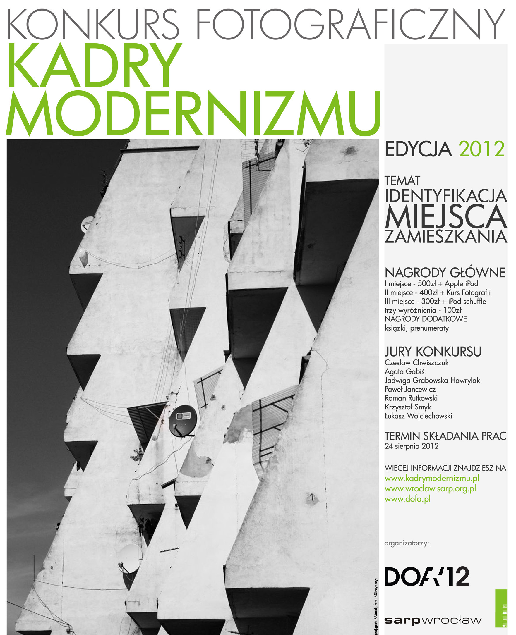 Konkurs fotograficzny Kadry Modernizmu (źródło: materiały prasowe)