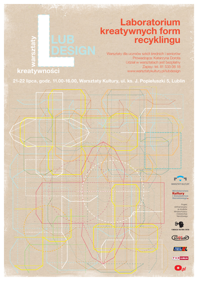 Laboratorium kreatywnych form recyklingu, plakat (źródło: materiały prasowe)