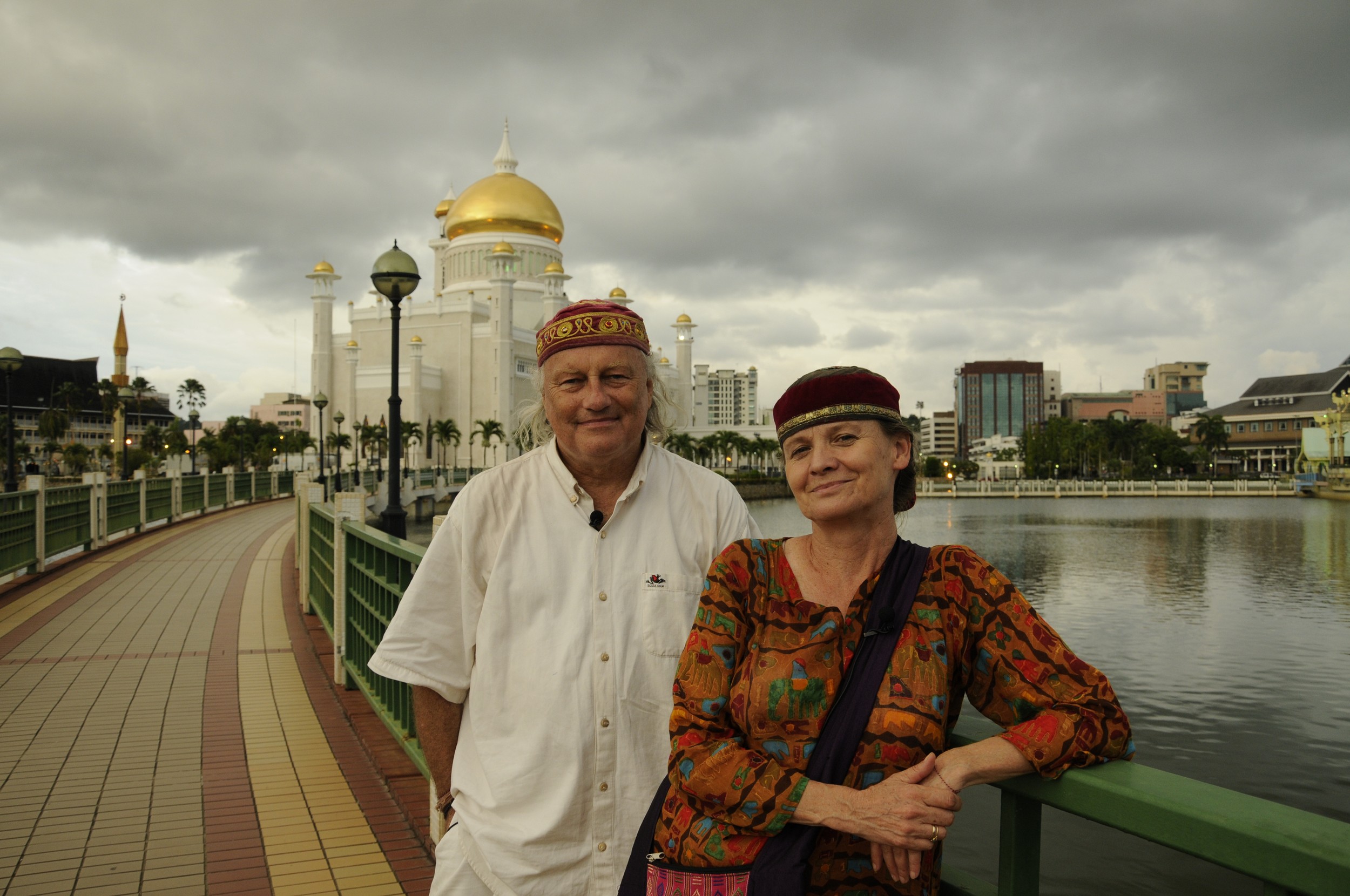Lisowscy w stolicy Brunei, zdjęcie (źródło: materiały prasowe)