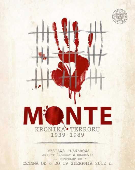 „Monte. Kronika terroru 1939-1989”, plakat (źródło: materiały prasowe organizatora)