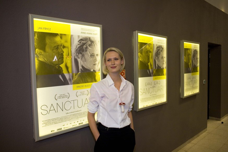 Na zdjęciu: Agnieszka Żulewska. Premiera filmu Sanctuary. Fot. Jacek Marczewski / Wajda Studio