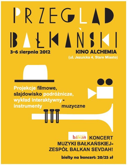Plakat „Przeglądu Bałkańskiego II" (źródło: materiały prasowe organizatora)