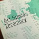 Katalog Art Spaces Directory (źródło: materiały prasowe CSW Znaki Czasu)