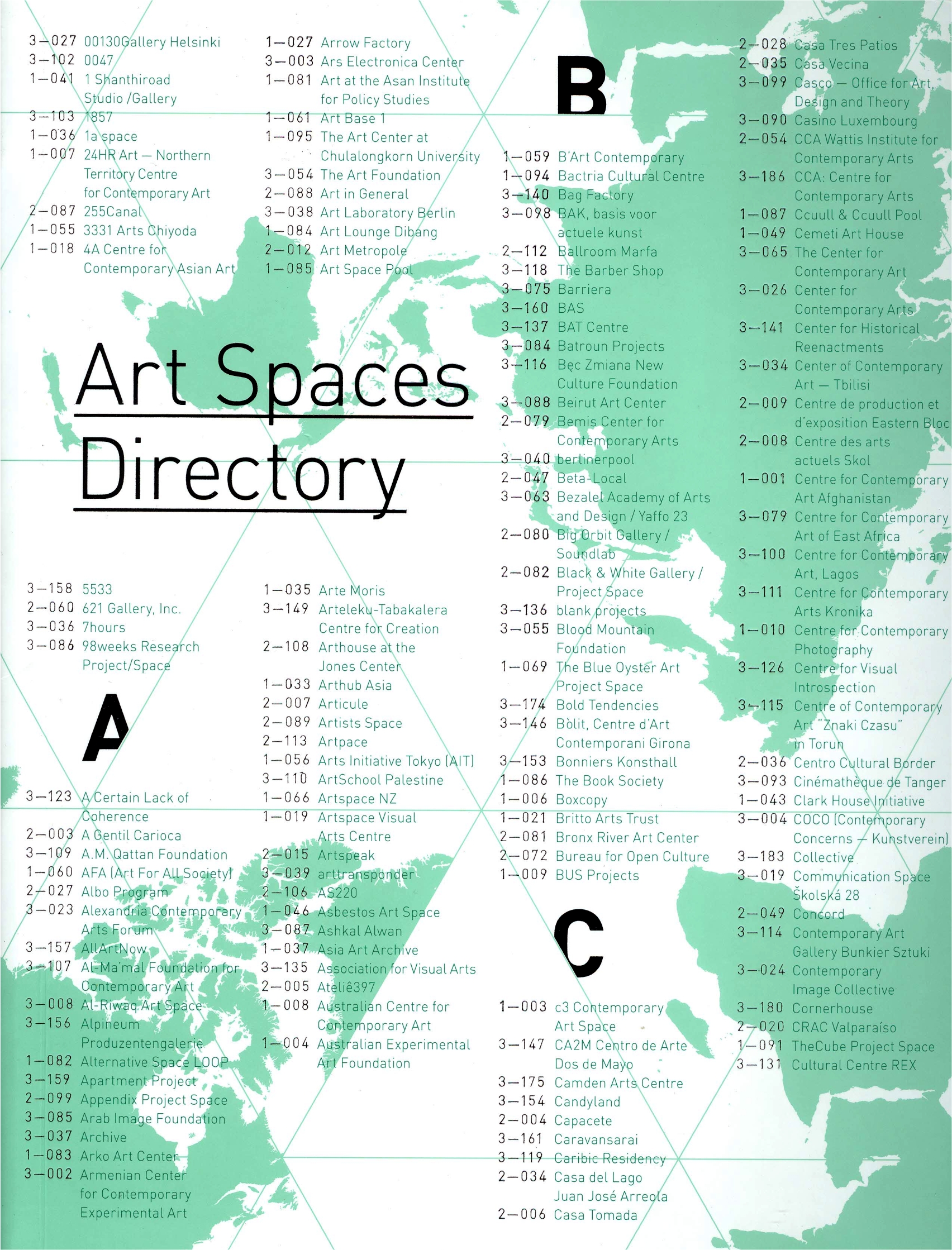 Art Spaces Directory, okładka (źródło: materiały prasowe)