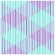 Horst Barting, „370 disjoints in violet 70 lines in green” (źródło: materiały prasowe)