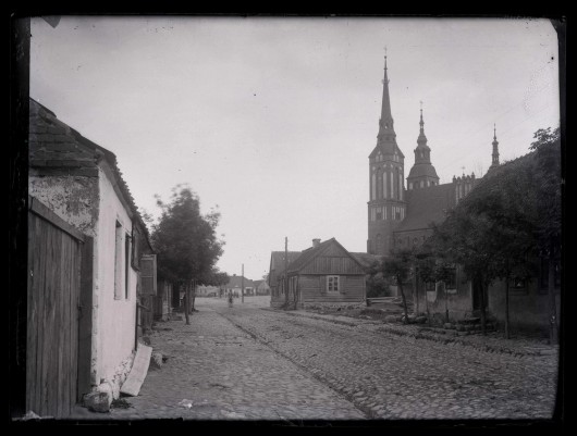 Bielsk w początkach XX wieku, Bielsk, widok od ul.Płockiej, 1914 rok,fot. Aleksandra Macieszna, własność Muzeum Mazowieckiego w Płocku (źródło: materiały prasowe organizatora)