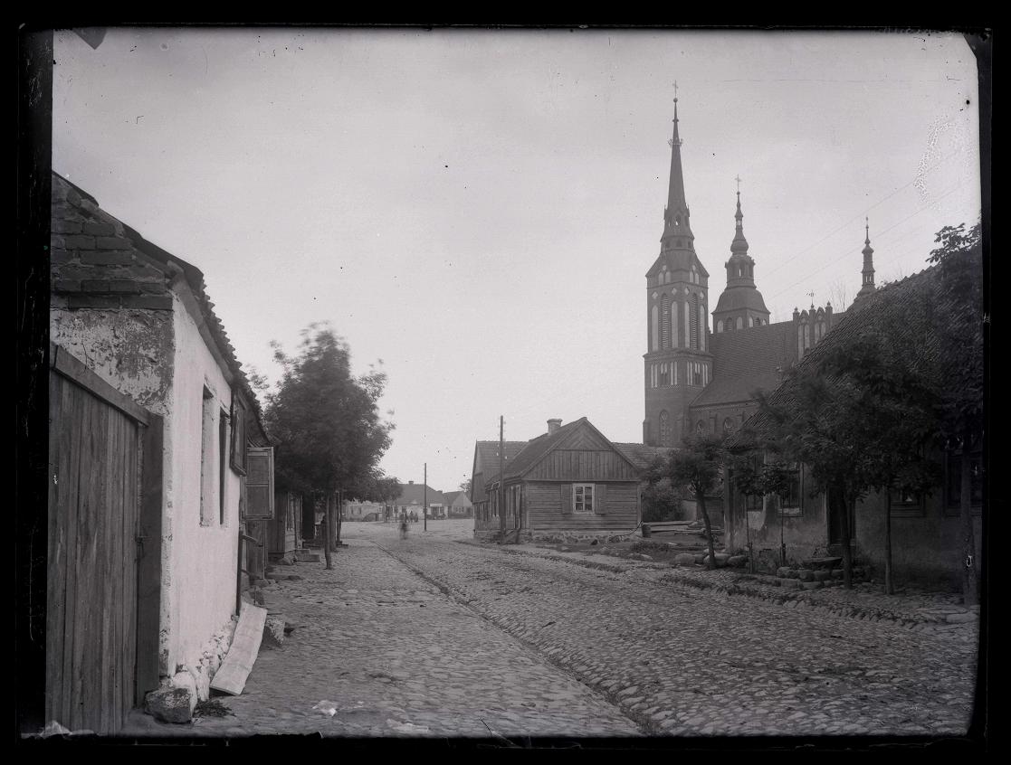 Bielsk w początkach XX wieku, Bielsk, widok od ul.Płockiej, 1914 rok,fot. Aleksandra Macieszna, własność Muzeum Mazowieckiego w Płocku (źródło: materiały prasowe organizatora)