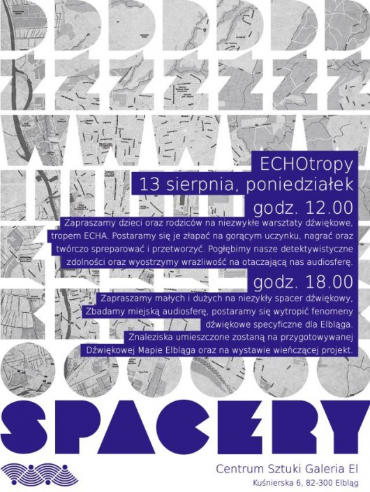 Warsztaty EchoTropy, plakat (źródło: materiały prasowe)