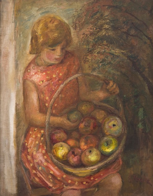 Emil Krcha, „Dziewczyna z jabłkami”, 1931 (źródło: materiały prasowe)