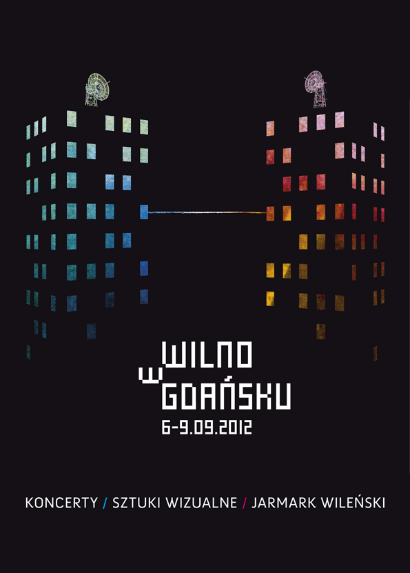 Festiwal Wilno w Gdańsku 2012, plakat (źródło: materiały prasowe)