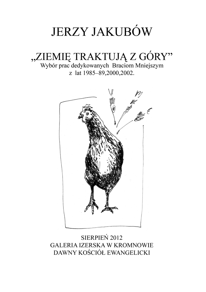 Jerzy Jakubów „Ziemię traktują z góry”, plakat (źródło: materiały prasowe)