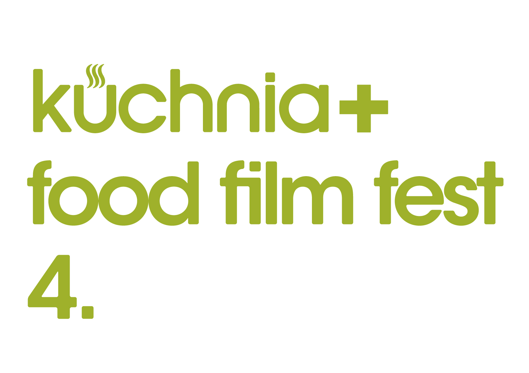 Logo festiwalu „Kuchnia+ Food Film Fest (źródło: materiały prasowe organizatora)