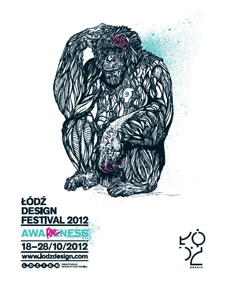 Łódź Design Festival 2012, plakat (źródło: materiały prasowe)