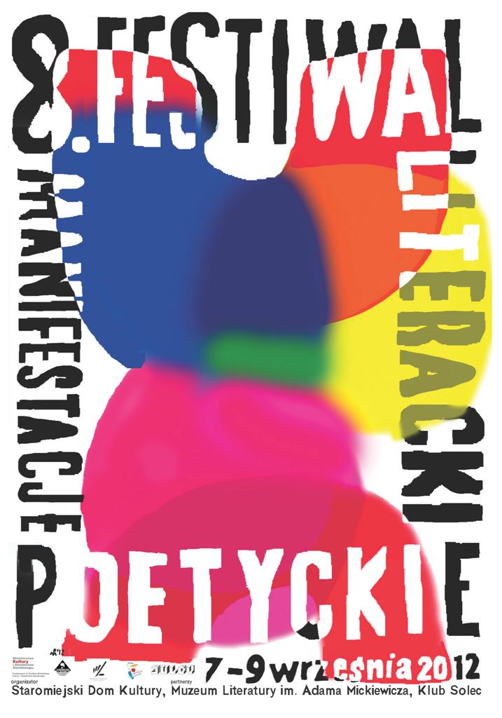 VIII Festiwal Literacki Manifestacje Poetyckie, plakat (źródło: materiały prasowe)