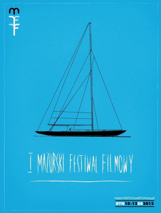 Plakat „Mazurskiego Festiwalu Filmowego" (źródło: materiały prasowe organizatora)