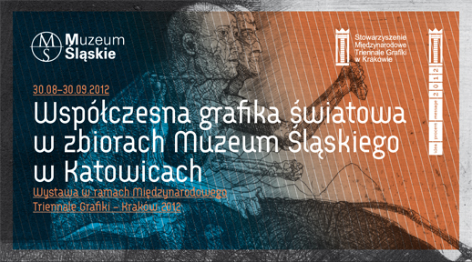 Współczesna grafika światowa ze zbiorów Muzeum Śląskiego w Katowicach, baner (źródło: materiały prasowe)