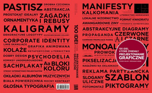 „100 idei, które zmieniły projektowanie graficzne”, okładka (źródło: materiały prasowe)