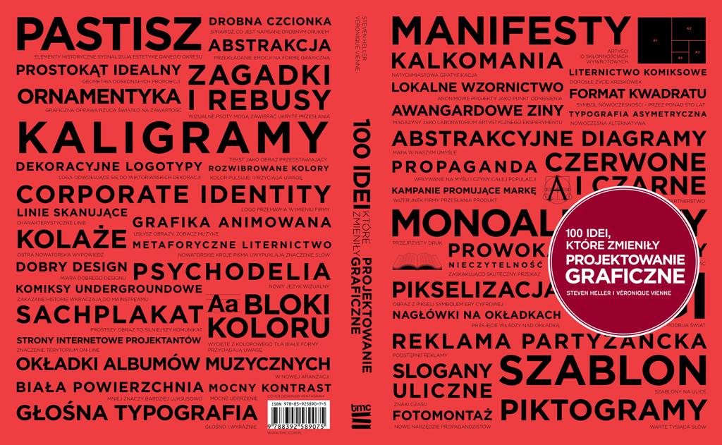 „100 idei, które zmieniły projektowanie graficzne”, okładka (źródło: materiały prasowe)