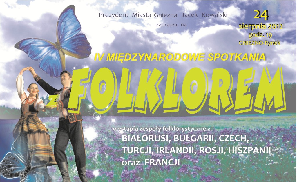 IV Międzynarodowe Spotkania z Folklorem, plakat (źródło: materiały prasowe)