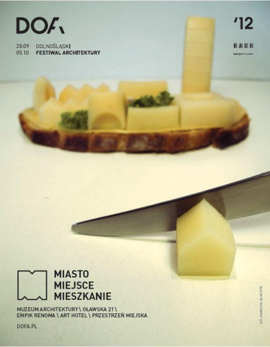 Plakat II edycji Dolnośląskiego Festiwalu Architektury DoFa12 (źródło: materiały prasowe organizatora)