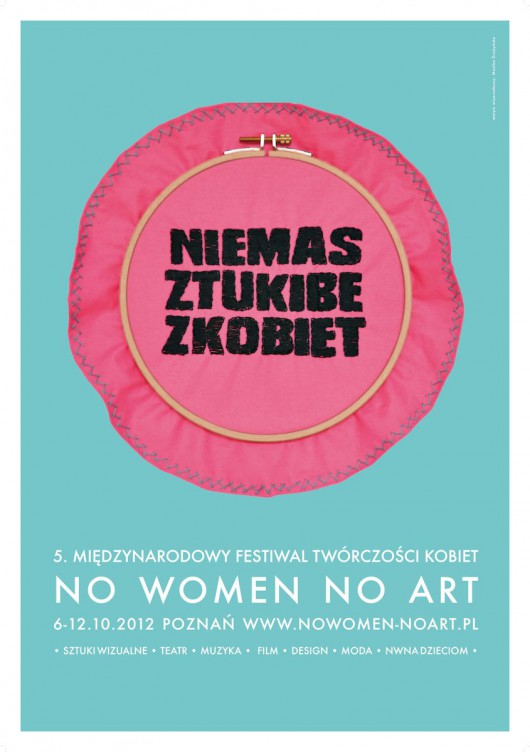 5. Międzynarodowy Festiwal „No Women No Art” w Poznaniu, plakat (źródło: materiały prasowe organizatora)
