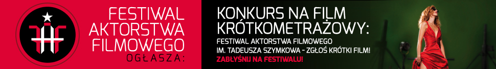 Konkurs na film krótkometrażowy w ramach Festiwalu Aktorstwa Filmowego we Wrocławiu (źródło: materiały prasowe organizatora)