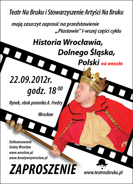„Historia Wrocławia, Dolnego Śląska, Polski na wesoło. Część pierwsza - Piastowie" (źródło: materiały prasowe organizatora)