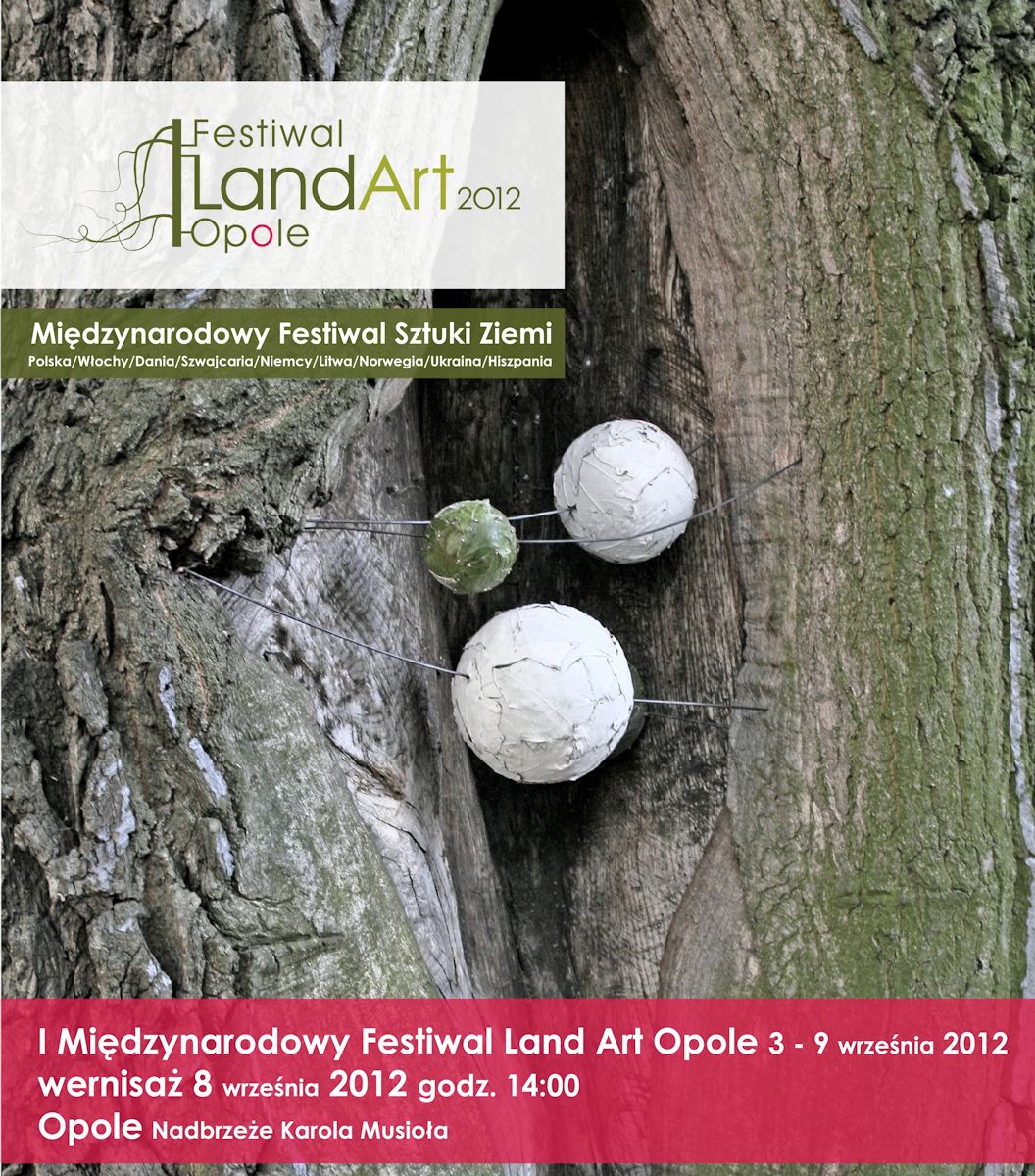 Pierwszy Opolski Festiwal Land Art'u, plakat (źródło: materiały prasowe organizatora)