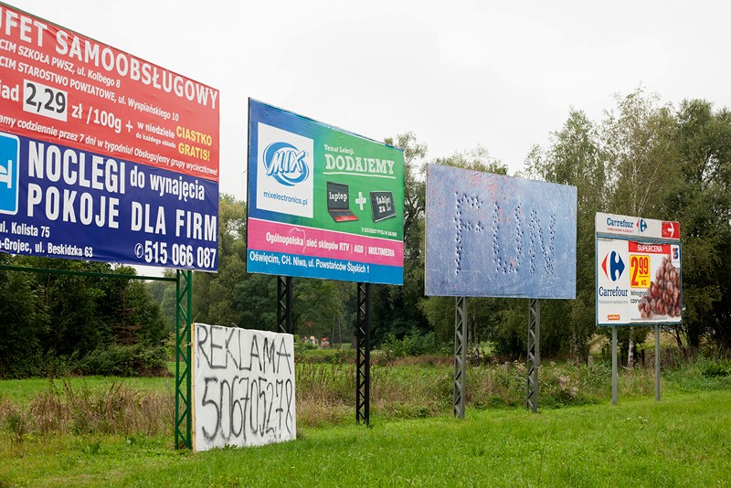 Thomas Mailaender, „FUN”, w ramach projektu Billboard International, Oświęcim 2012 (źródło: materiały prasowe)