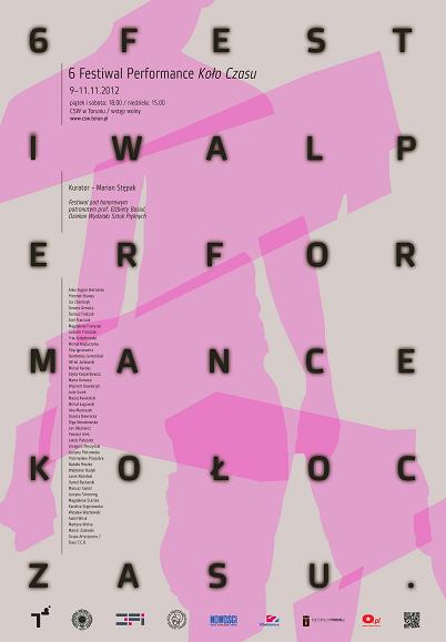 VI Festiwal Performance „Koło czasu” - plakat (źródło: materiały prasowe)