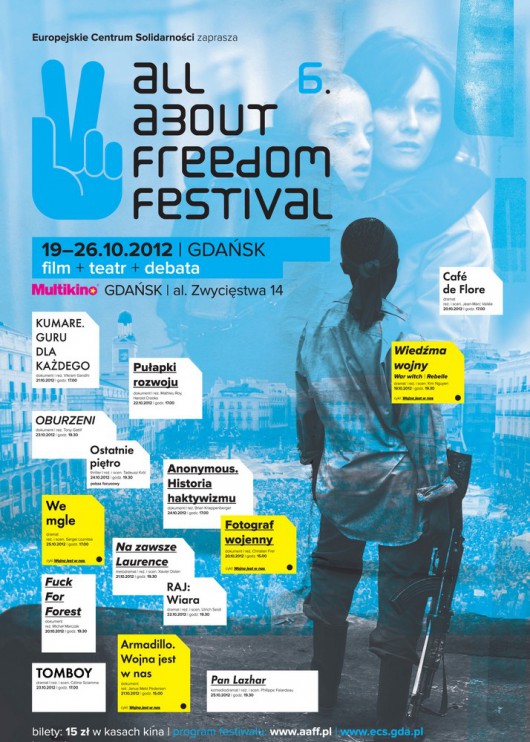 All About Freedom Festival, plakat (źródło: materiały prasowe organizatora)