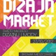 Dizajn Market, plakat (źródło: materiały prasowe organizatora)