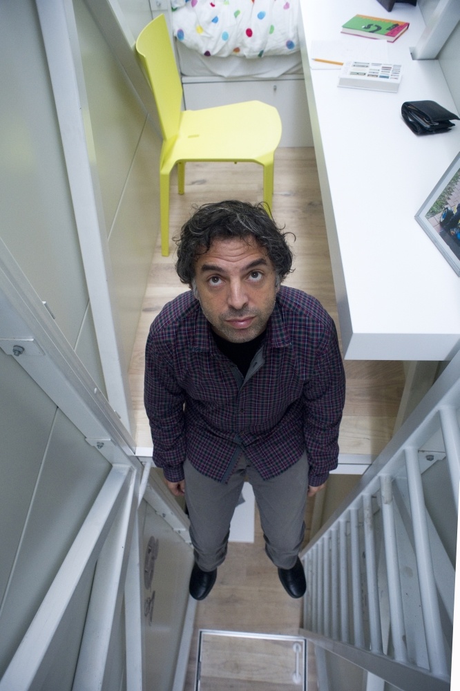 Etgar Keret, fot. Bartek Warzecha © Fundacja Polskiej Sztuki Nowoczesnej, Narodowe Centrum Kultury (źródło: materiały prasowe organizatora)