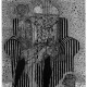Joanna Piech, „Wiem wszystko”, linoryt, 157 x 90 cm (160 x 96 cm), 2009 (źródło: materiały prasowe organizatora)