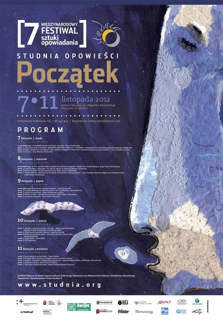 VII Międzynarodowy Festiwal Opowiadania, plakat (źródło: materiał prasowy)
