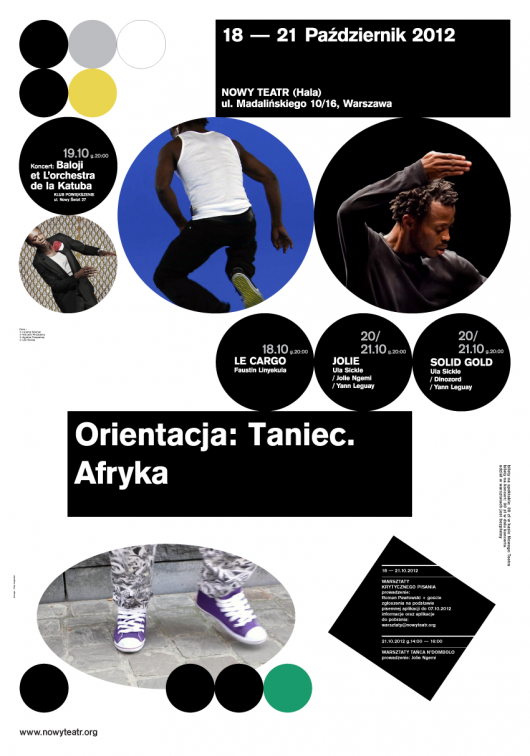 Orientacja: Taniec. Afryka, plakat (źródło: materiały prasowe organizatora)