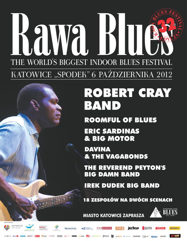 32. Rawa Blues Festival, plakat (źródło: materiały prasowe organizatora)